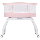 Patut cu leganare si cantar integrat Chipolino Sogno 2 in 1 pink