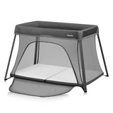 Patut multifunctional, Lionelo, Alice, 3 in 1, 2 trepte de inaltime pentru saltea, Pliabil, Material rezistent Oxford 300D, Cu iesire laterala, Geanta de transport, Pana 15 kg, 0 luni+, 104×70×74 cm, Gri