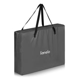 Patut multifunctional, Lionelo, Alice, 3 in 1, 2 trepte de inaltime pentru saltea, Pliabil, Material rezistent Oxford 300D, Cu iesire laterala, Geanta de transport, Pana 15 kg, 0 luni+, 104×70×74 cm, Gri