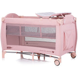 Patut pliabil Chipolino Bella pink marshmallow