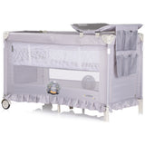 Patut pliabil Chipolino Palace Hippo grey
