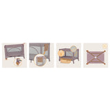 Patut pliant, Lionelo, Laura, 102 x 74 cm, Cu doua nivele, Functie de tarc, Cu roti, Include salteluta si geanta de transport, Pereti din plasa, Deschidere laterala, Pana la 15 kg, 0 luni +, Roz