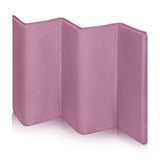Patut pliant, Lionelo, Stefi Plus, Cu doua nivele, Cu intrare laterala cu fermoar, 2 roti, 120 x 60 cm, Conform cu standardul european de securitate EN 716, Roz