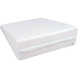 Perna inclinata, Bubaba, Antireflux, Cu husa din bumbac, 60 x 37 x 1,5-10 cm, Alba