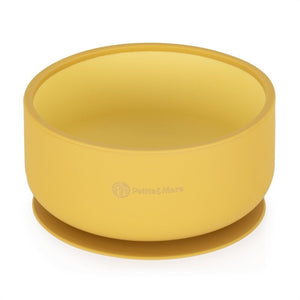 Bol, Petite&Mars, Take&Match, Cu ventuza, Silicon, Fara BPA, 450 ml, 6 luni+, Galben
