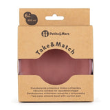 Bol, Petite&Mars, Take&Match, Cu ventuza, Silicon, Fara BPA, 450 ml, 6 luni+, Roz