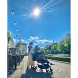 Carucior sport, Petite&Mars, Royal, Include husa pentru scaun, husa pentru picioare, geanta pentru scutece si capotina extensibila, Cu fereastra, Impermeabila, Cu SPF 50, Aluminiu, 0-22 kg, 111 x 57 x 86 cm, Mature Olive