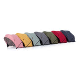 Carucior sport, Petite&Mars, Royal, Include husa pentru scaun, husa pentru picioare, geanta pentru scutece si capotina extensibila, Cu fereastra, Impermeabila, Cu SPF 50, Aluminiu, 0-22 kg, 111 x 57 x 86 cm, Ocean Blue