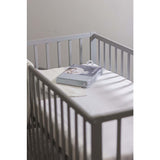 Cearceaf cu elastic, Petite&Mars, Soft Dream, Din Jersey, Lavabil la masina pana la 40 de garde, 120x60 cm, Alb