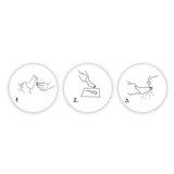 Cerneala pentru amprente mulaj, Petite&Mars, Utilizare multipla, Baby Dab, Unisex, Gri