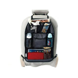 Organizator universal, Petite&Mars, Order, Pentru masina 38.5x58 cm, Cu multiple buzunare, Gri-Negru