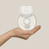 Pompa de san, Lionelo, Fidi Free Simple, Portabila, Cu accesorii, Hands-free, 9 functii de masaj, Functie de pauza, Capacitate 180 ml, Alb