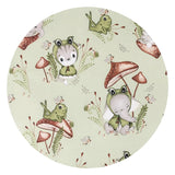 Cosulet bebelus, Qmini, Pentru dormit, Baby Cocoon 75x55 cm, Husa 100% bumbac, Din bumbac certificat Oeko Tex Standard 100, Frogs