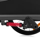 Carucior si remorca de bicicleta, Lionelo, Cama, Multifunctional, Pentru 1 sau 2 copii, Cu sistem de absorbtie a socurilor SIQ, Geamuri cu protectie solara, Negru