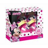 Role, Stamp, Disney, Include protectii genunchi, Cu 4 roti, Ajustabile, Inchidere prin velcro, Marime 23-27, Minnie Mouse