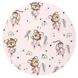 Sac de dormit, MimiNu, Cu picioruse, De iarna, Din bumbac certificat Oeko Tex Standard 100, Cu fermoar pe mijloc, 87 cm, 3 luni - 2.5 ani, 2.5 Tog, Design, Little Ballerina Pink