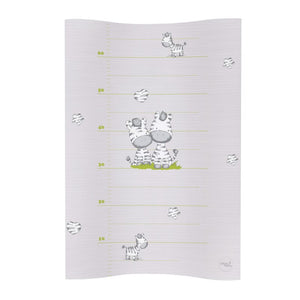 Saltea de infasat, Ceba Baby, Cosy, Moale, Cu taliometru, 50 x 70 cm, 0-12 luni, Grey Zebra
