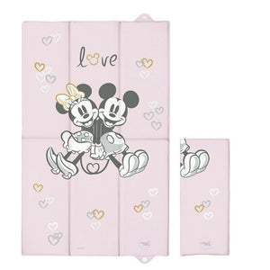 Saltea de infasat, Ceba Baby, Disney, Pliabila, 50 x 80 cm, Minnie & Mickey Pink