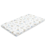Saltea patut bebe, New Baby, Din spuma, Cu husa detasabila, 120x60x6 cm, 0 luni+, Blue Koala