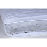 Saltea, Pentru patut, 140x70x8 cm, Din cocos si latex, Alb, YappyKids, YappyLatex