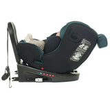 Scaun auto, Be Cool, Easy I-Size, Rotire 360 grade, 40 - 150 cm, 0 - 36 kg, Cu Isofix si Centura Top Tether, Conform cu standardul european de securitate ECE R129, Antracita