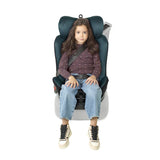 Scaun auto, Be Cool, Easy I-Size, Rotire 360 grade, 40 - 150 cm, 0 - 36 kg, Cu Isofix si Centura Top Tether, Conform cu standardul european de securitate ECE R129, Be Petrol