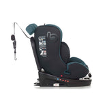 Scaun auto, Be Cool, Easy I-Size, Rotire 360 grade, 40 - 150 cm, 0 - 36 kg, Cu Isofix si Centura Top Tether, Conform cu standardul european de securitate ECE R129, Be Petrol