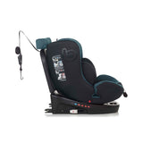 Scaun auto, Be Cool, Easy I-Size, Rotire 360 grade, 40 - 150 cm, 0 - 36 kg, Cu Isofix si Centura Top Tether, Conform cu standardul european de securitate ECE R129, Be Petrol
