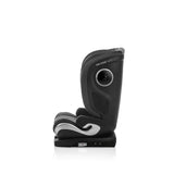 Scaun auto, Be Cool, Mars I-Size, 100-150 cm, 4-12 ani, Cu isofix, Protectie superioara in caz de impact lateral - SPS, Cu tetiera reglabila, Conform cu standardul european de securitate ECE R129, Dark