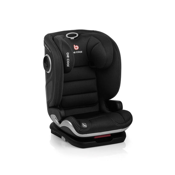 Scaun auto, Be Cool, Mars I-Size, 100-150 cm, 4-12 ani, Cu isofix, Protectie superioara in caz de impact lateral - SPS, Cu tetiera reglabila, Conform cu standardul european de securitate ECE R129, Dark