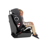 Scaun auto, Be Cool, Mars, I-Size, 100-150 cm, 4-12 ani, Cu isofix, Protectie superioara in caz de impact lateral - SPS, Cu tetiera reglabila, Conform cu standardul european de securitate ECE R129, Iron