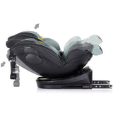 Scaun auto Chipolino Hypnotic I-Size 40-150 cm cu sistem Isofix si sezut rotativ basil