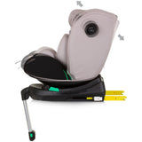 Scaun auto Chipolino Olympus I-Size 40-150 cm macadamia cu sistem Isofix