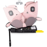 Scaun auto Chipolino Premium I-Size 40-150 cm cu sistem Isofix pink marshmallow