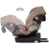Scaun auto Chipolino Volare I-Size 40-150 cm macadamia cu sistem Isofix