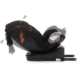 Scaun auto Chipolino Volare I-Size 40-150 cm obsidian cu sistem Isofix