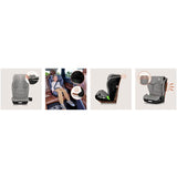 Scaun auto i-Size, Lionelo, Neal, Spatar reglabil in 4 pozitii, Tetiera in 10 pozitii, Suport sticla inclus, 15-36 Kg, 100-150 cm, Cu Isofix, Conform ECE R129, Verde Turquoise