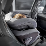 Scaun auto i-Size, Lionelo, Neal, Spatar reglabil in 4 pozitii, Tetiera in 10 pozitii, Suport sticla inclus, 15-36 Kg, 100-150 cm, Cu Isofix, Conform ECE R129, Albastru