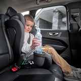 Scaun auto i-Size, Lionelo, Neal, Spatar reglabil in 4 pozitii, Tetiera in 10 pozitii, Suport sticla inclus, 15-36 Kg, 100-150 cm, Cu Isofix, Conform ECE R129, Albastru