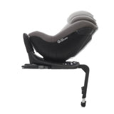 Scaun auto, Jane, Iflow I-Size, Rotire 360 grade, 40 - 105 cm, Cu Isofix si picior stabilizator, Protectie superioara in caz de impact lateral - SPS, Conform cu standardul european de securitate ECE R129, Matt Gray