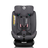 Scaun auto, Lionelo, Bastiaan One i-Size, 4 in 1, Protectie laterala, Cu spatar inclinabil in 4 pozitii, Cu tetiera reglabila in 13 pozitii, Rotire 360 grade, Top Tether, 0-36 Kg, 40-150 cm, Cu Isofix, Conform cu ECE R129, Roz