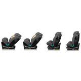 Scaun auto, Lionelo, Bastiaan One i-Size, 4 in 1, Protectie laterala, Cu spatar inclinabil in 4 pozitii, Cu tetiera reglabila in 13 pozitii, Rotire 360 grade, Top Tether, 0-36 Kg, 40-150 cm, Cu Isofix, Conform cu ECE R129, Roz
