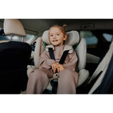Scaun auto, Lionelo, Harmony i-Size, Rotire 360 grade, Protectie laterala, Cu spatar reglabil in 5 pozitii, Cu tetiera reglabila in 12 pozitii, 0-36 Kg, 40-150 cm, Cu Isofix, Husa din bambus, Conform cu ECE R129, Negru