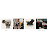 Scaun auto, Lionelo, Harmony i-Size, Rotire 360 grade, Protectie laterala, Cu spatar reglabil in 5 pozitii, Cu tetiera reglabila in 12 pozitii, 0-36 Kg, 40-150 cm, Cu Isofix, Husa din bambus, Conform cu ECE R129, Negru