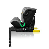 Scaun auto, Lionelo, Harmony i-Size, Rotire 360 grade, Protectie laterala, Cu spatar reglabil in 5 pozitii, Cu tetiera reglabila in 12 pozitii, 0-36 Kg, 40-150 cm, Cu Isofix, Husa din bambus, Conform cu ECE R129, Gri deschis