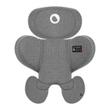 Scaun auto, Lionelo, Harmony i-Size, Rotire 360 grade, Protectie laterala, Cu spatar reglabil in 5 pozitii, Cu tetiera reglabila in 12 pozitii, 0-36 Kg, 40-150 cm, Cu Isofix, Husa din bambus, Conform cu ECE R129, Gri deschis