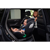 Scaun auto, Lionelo, i-Size Braam, 0-36 Kg, 40-150 cm, Cu isofix si picior de fixare, Protectie laterala, Rotire 360 grade, Ajustare spatar in 5 pozitii, Tetiera reglabila in 14 trepte, Conform cu standardul european de securitate R129, Gri