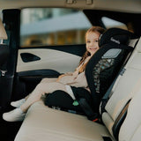 Scaun auto, Lionelo, i-Size Igo, 100- 150 cm, Cu isofix, Protectie laterala, Ajustare spatar in 2 pozitii, Tetiera Tri-Guard reglabila in 11 pozitii, Conform cu standardul european de securitate R129, Gri
