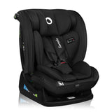 Scaun auto, Lionelo, i-Size Izzy, 0-36 Kg, 40-150 cm, Instalare cu centurile masinii, Protectie laterala, Ajustare spatar in 3 pozitii, Tetiera reglabila in 13 trepte, Conform cu R129, Negru