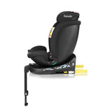 Scaun auto, Lionelo, i-Size Navy, 0-36 Kg, 40-150 cm, Cu isofix si picior de fixare, Protectie laterala, Rotire 360 grade, Ajustare spatar in 4 pozitii, Tetiera reglabila in 11 trepte, Conform cu R129, Negru/Roz